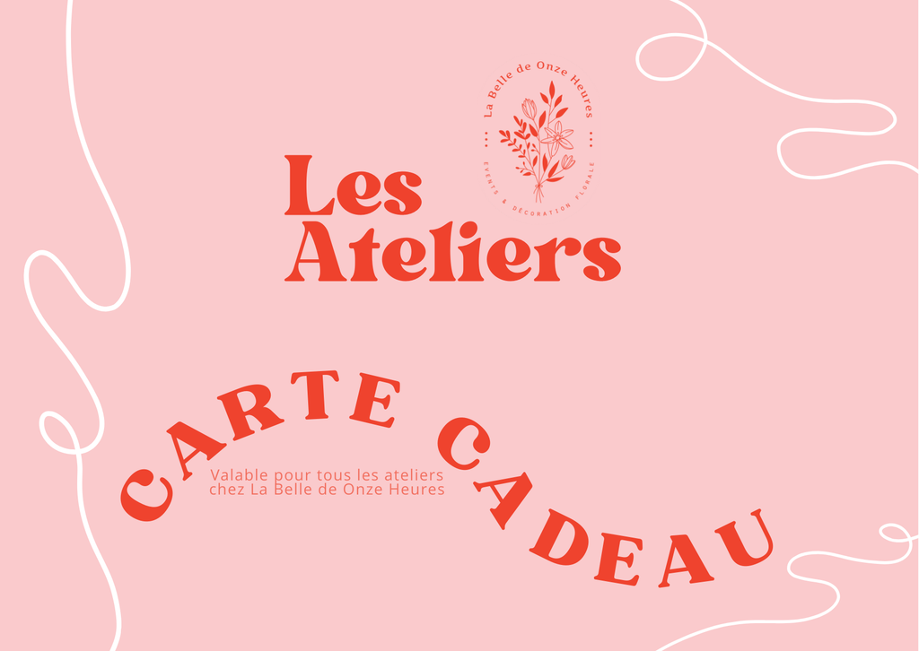 Carte cadeau ATELIER La Belle de Onze Heures